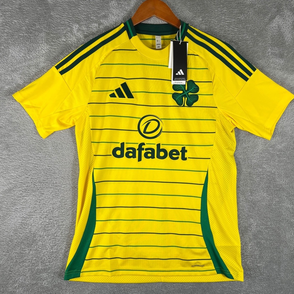 Adidas Celtic FC Soccer Jersey‎ Men's Medium Dafabet Magners Football NEW